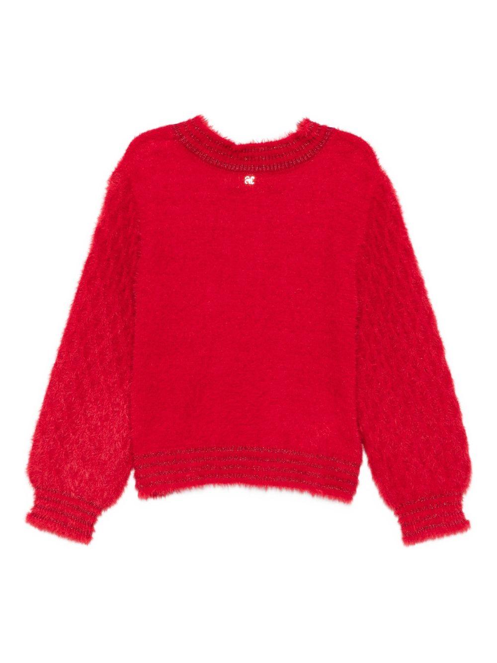 Maglione rossa per bambina 5827 071 Abel & Lula 
