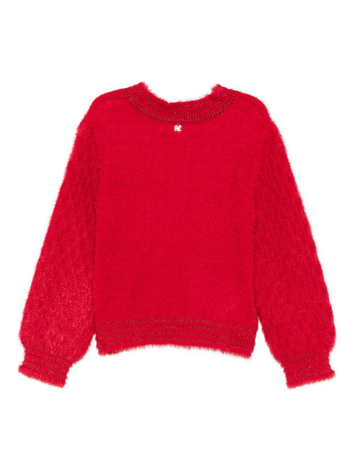 Maglione rossa per bambina 5827 071 Abel & Lula 