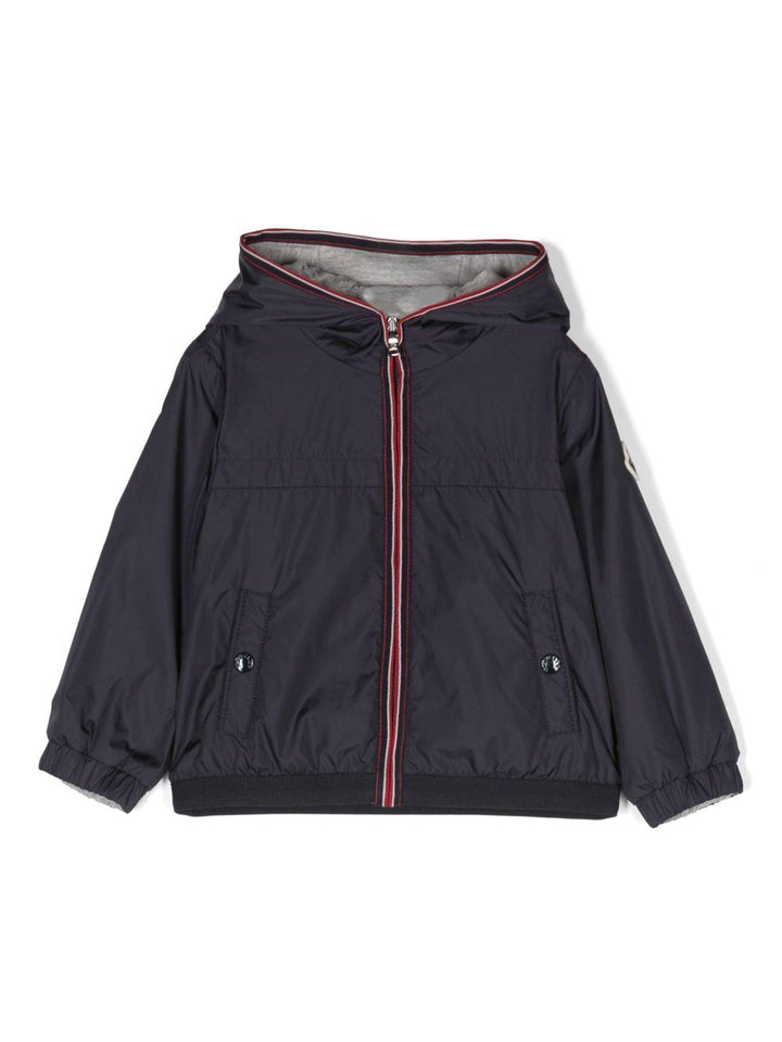 Giubbotto blu scuro per neonato 9511A0002253A5E 742 Moncler Kids 