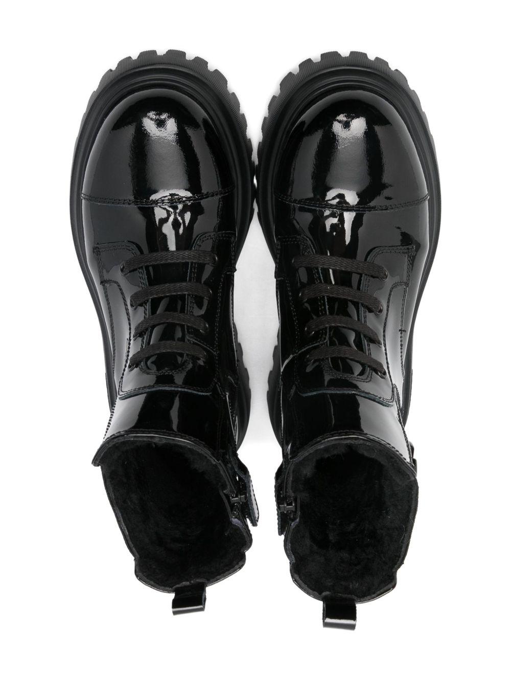 Stivali neri per bambina D11360AW623 80999 Dolce & Gabbana Kids 