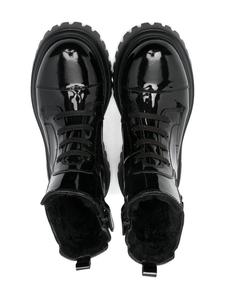 Stivali neri per bambina D11360AW623 80999 Dolce & Gabbana Kids 