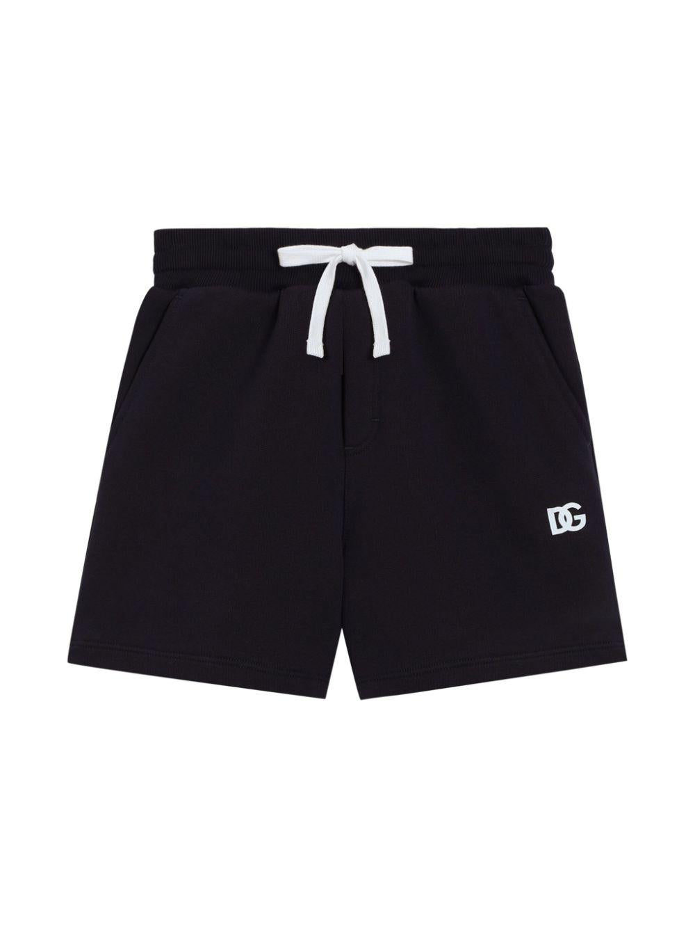 Bermuda nera per bambino L4JQU6G7OLL B0665 Dolce & Gabbana Kids 