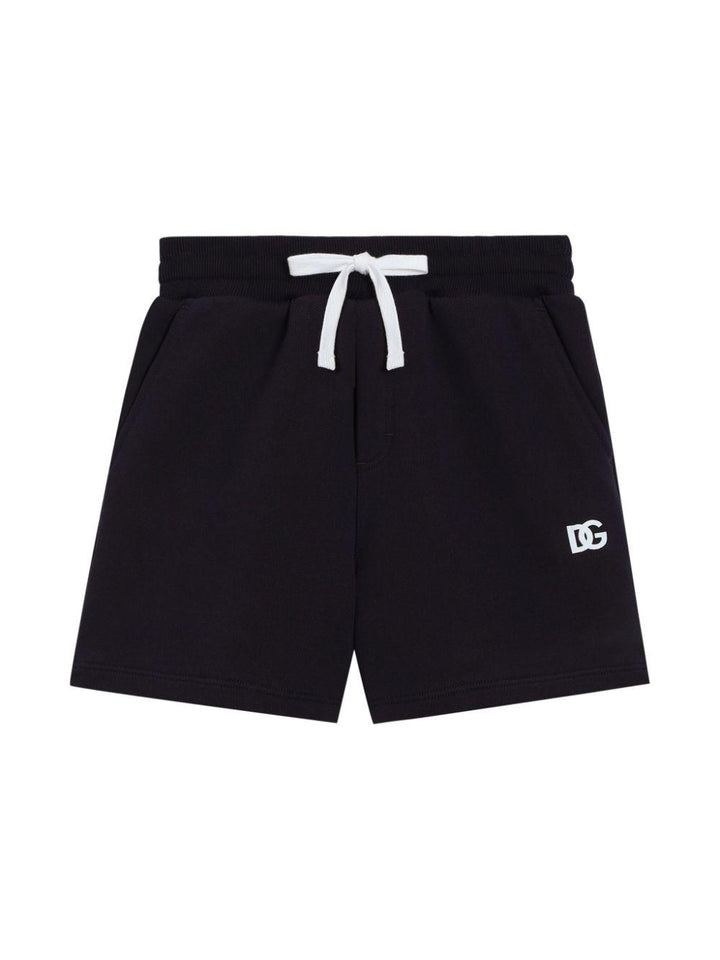 Bermuda nera per bambino L4JQU6G7OLL B0665 Dolce & Gabbana Kids 