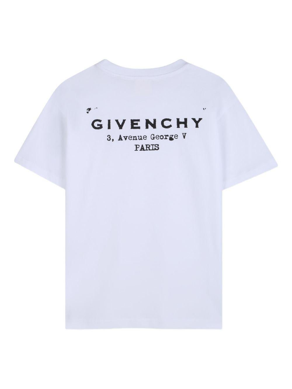 T-shirt bianca per bambino H31075 10P Givenchy Kids 