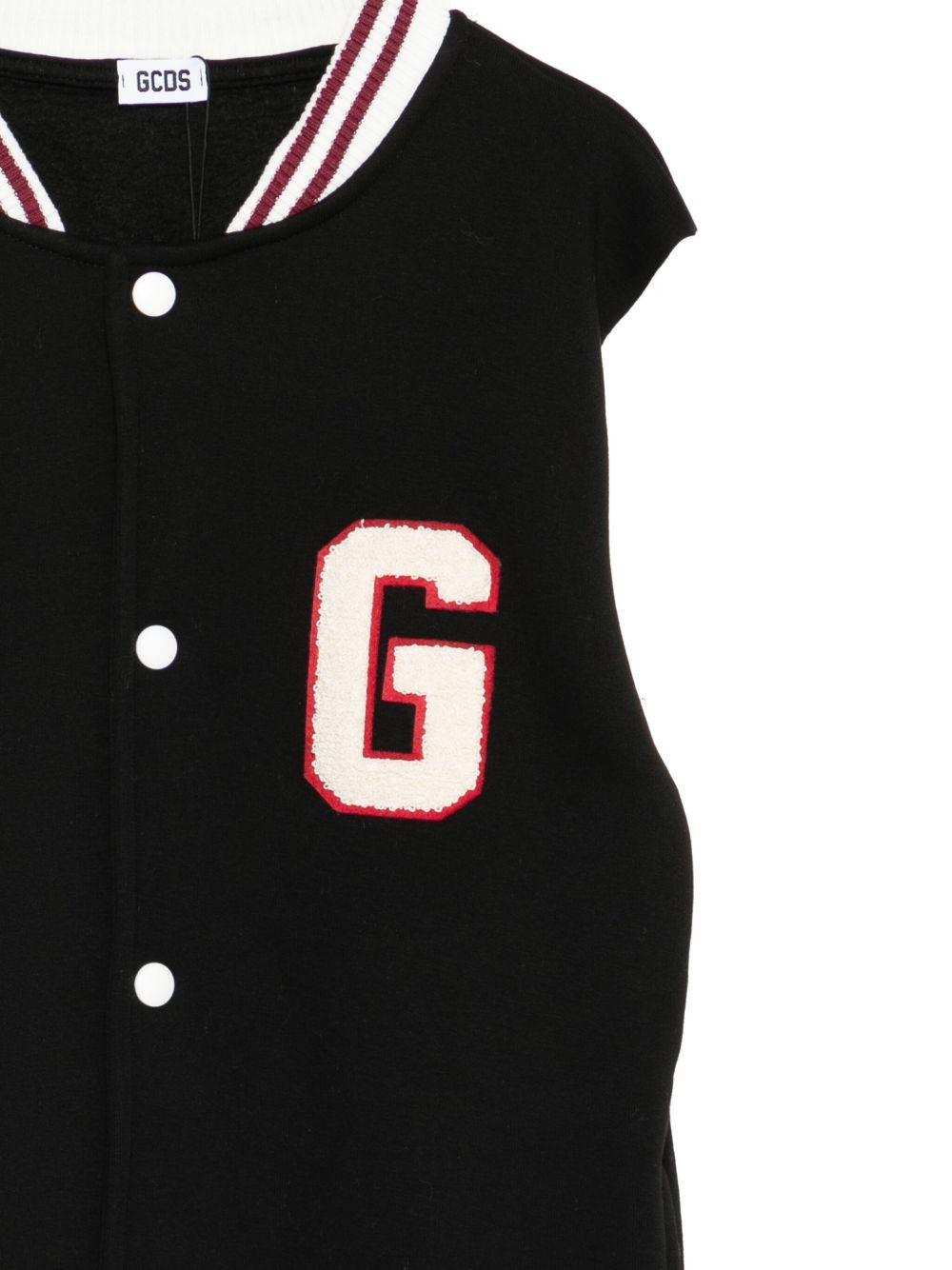 Giacca nera/bianca per bambino B2JM0911BA4 99 Gcds Kids 