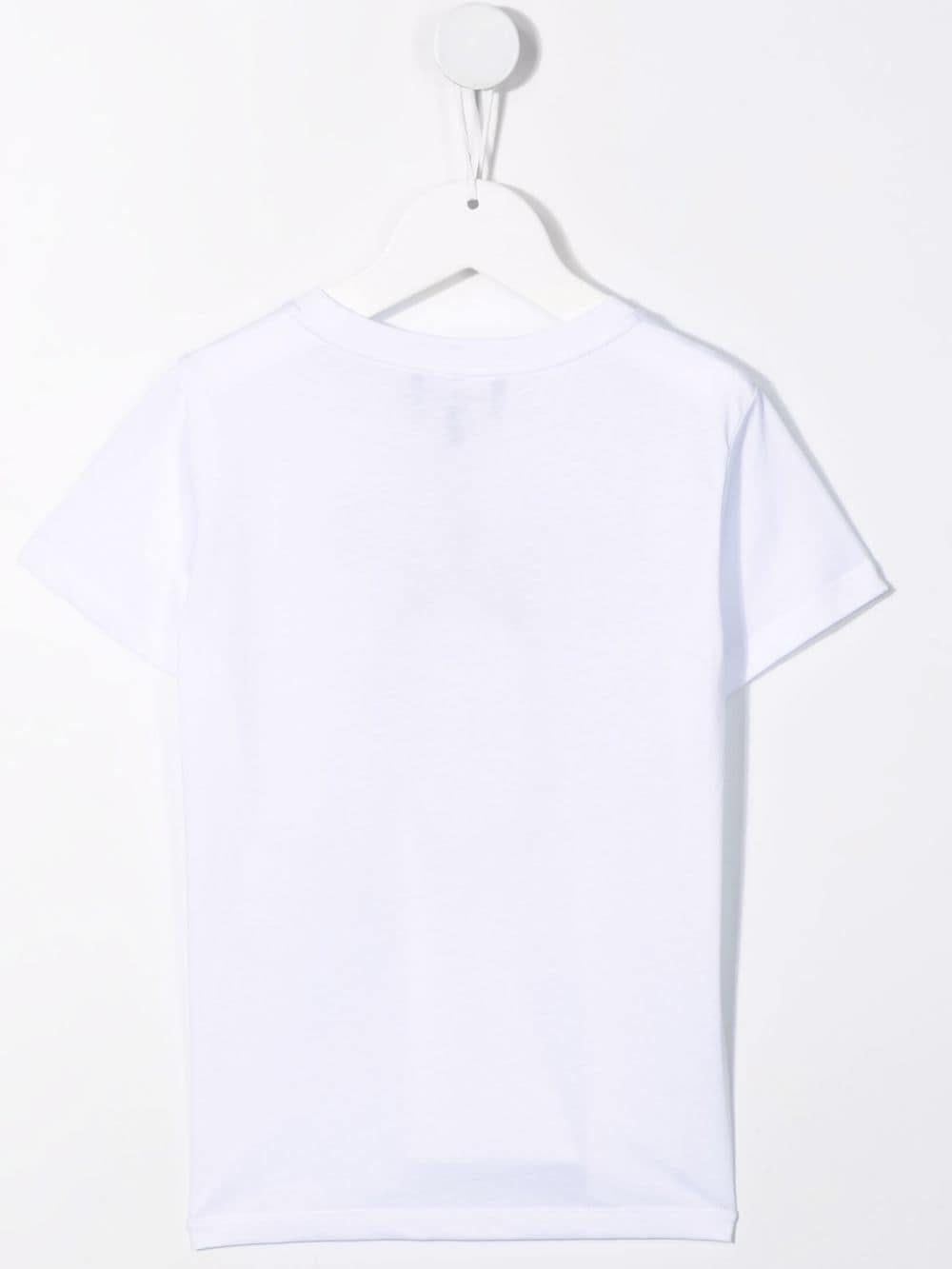 White cotton t-shirt for children