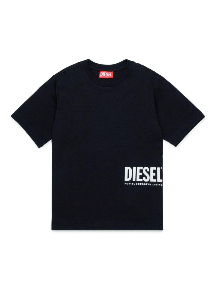T-shirt nera per bambino