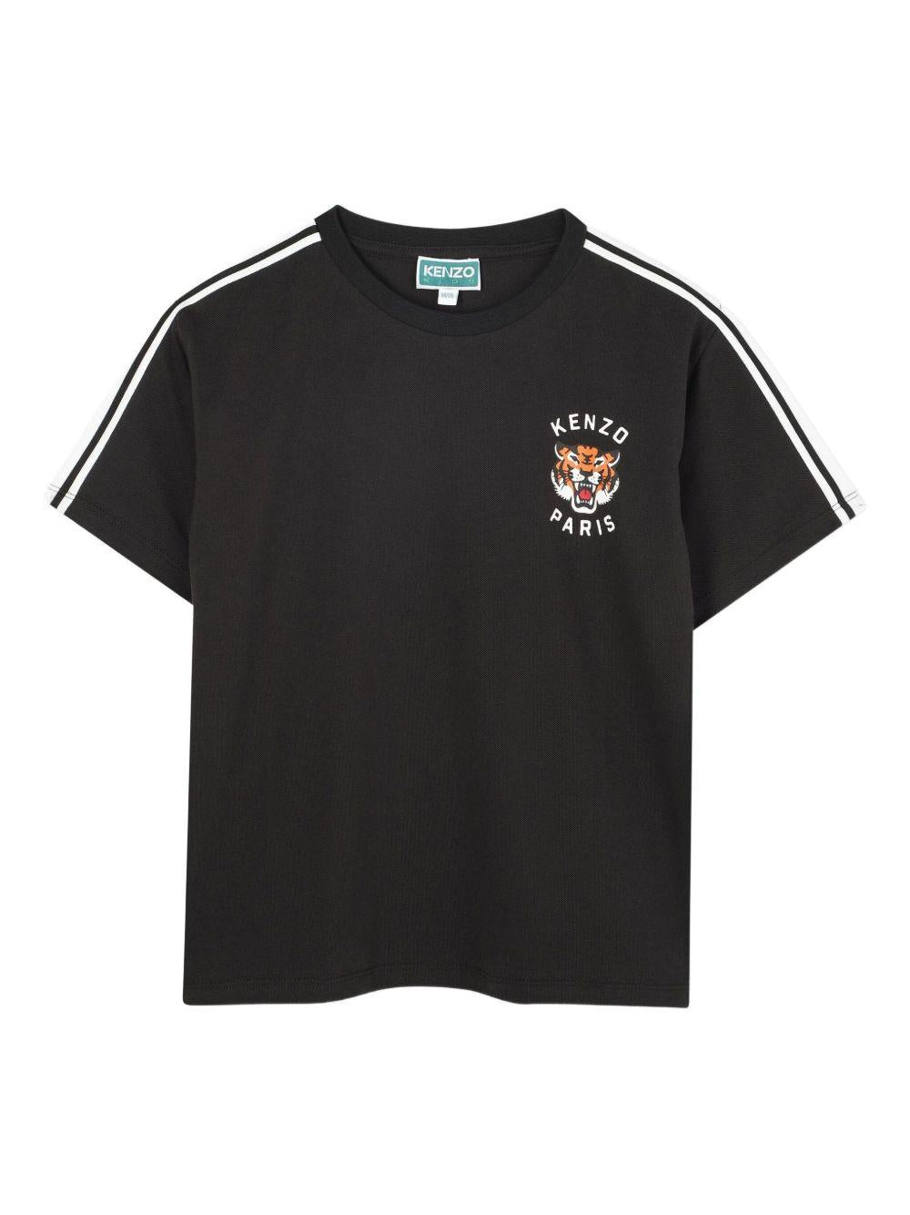 T-shirt blu per bambino K61486 95 Kenzo Kids 