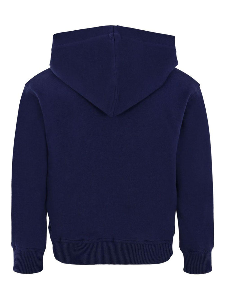 Felpa blu navy per bambino HUF09FLCA40 40016 Moschino Kids 