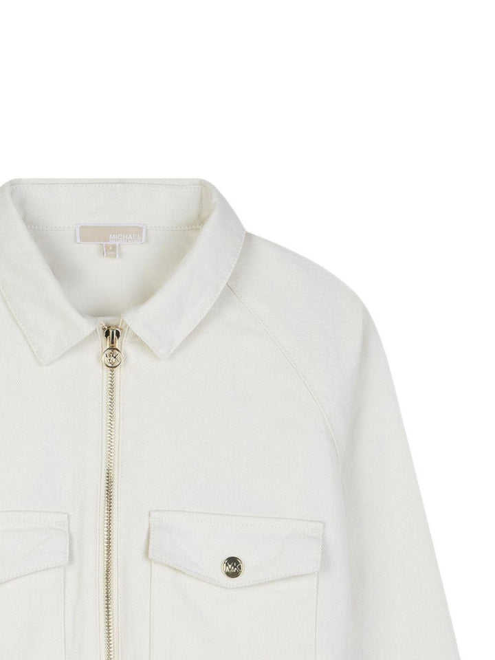 Giacca bianca per bambina R30584 190 Michael Kors Kids 