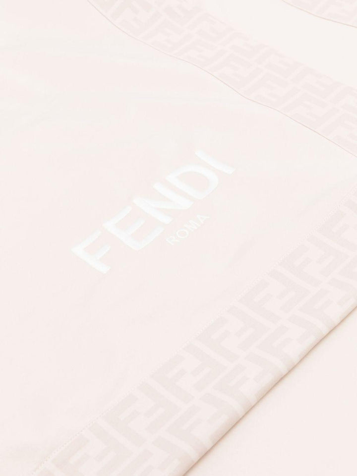 Coperta beige per neonato BUJ267AQT8 F19J5 Fendi Kids 