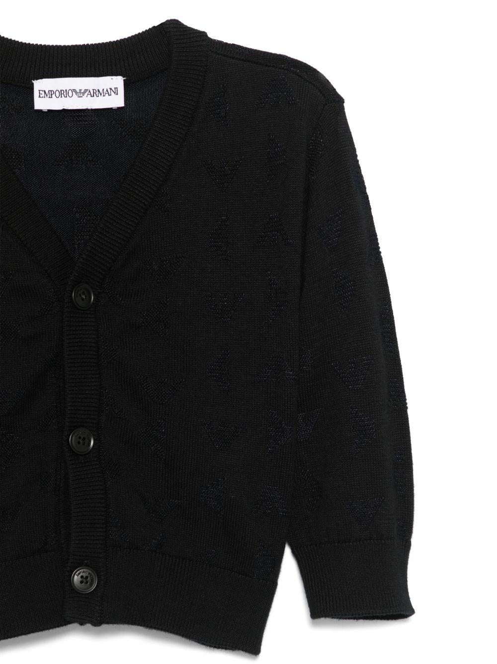 Cardigan blu notte per neonato
