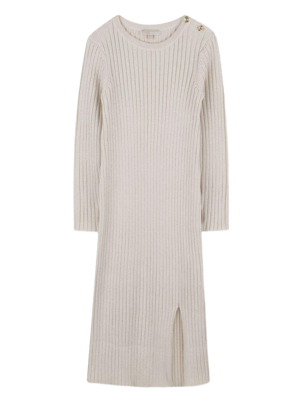 Abito oro chiaro per bambina R30476 Z99 Michael Kors Kids 