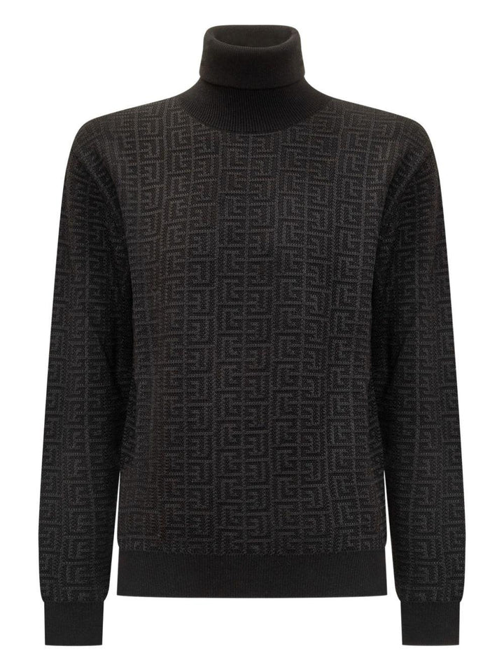 Dolcevita nero per bambino BX9Q00X0121 930 Balmain Kids 