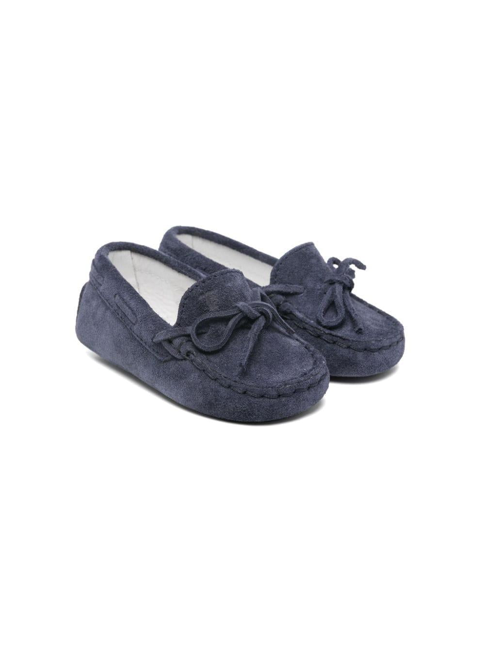 Mocassini blu navy per neonato UXB00G00050RE0 9998 Tod's Kids 