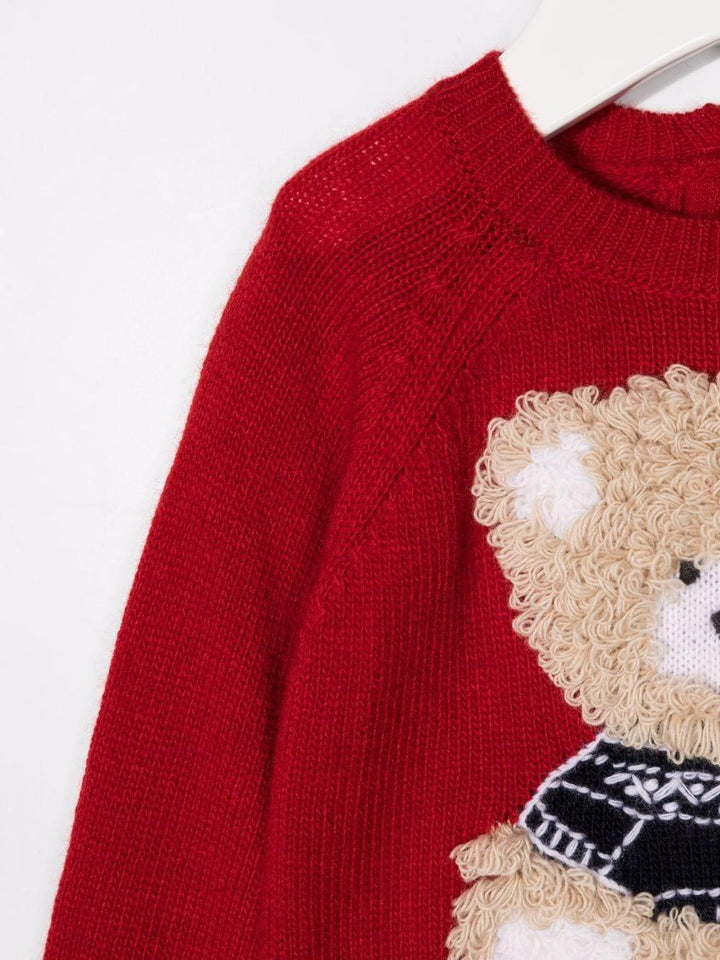 Red sweater for baby