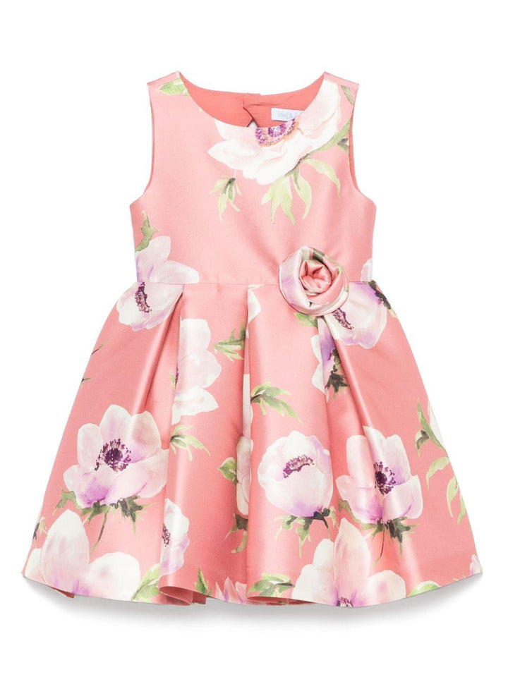 Abito rosa pesca per bambina