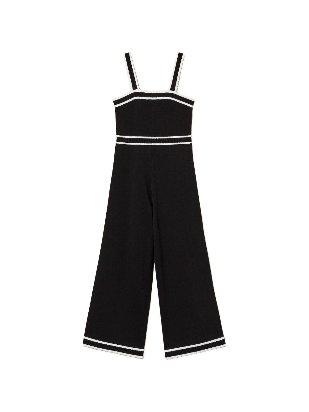 Tuta nera/bianca per bambina 261GJ3072 11656 Twin Set 