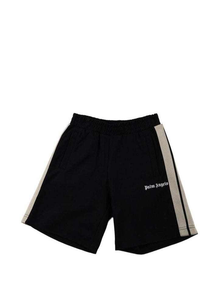 Bermuda nera per bambino PBCL001S26FAB001 110 Palm Angels Kids 