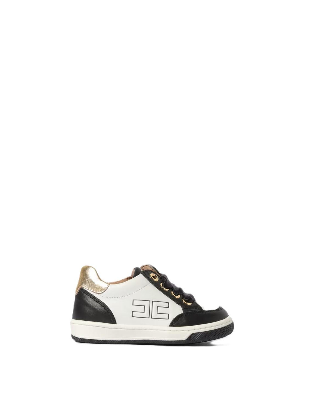 Sneakers bianche/nere per bambina F1A9E03301251 A780 Elisabetta Franchi Kids 