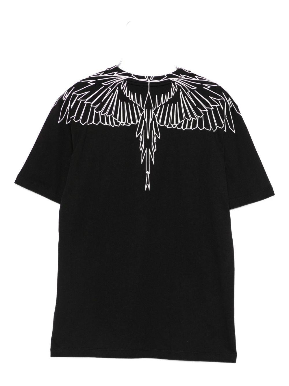 T-shirt nera per bambino F5CMJBTH073 110 Marcelo Burlon Kids 