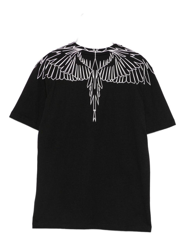 T-shirt nera per bambino F5CMJBTH073 110 Marcelo Burlon Kids 