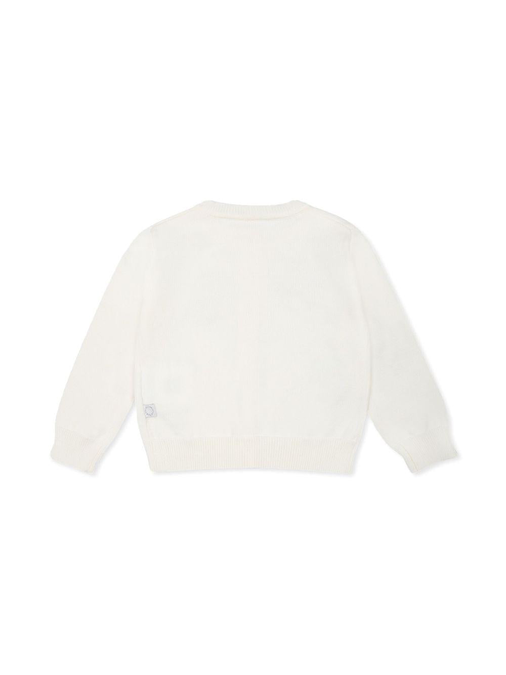 Cardigan bianco per neonata