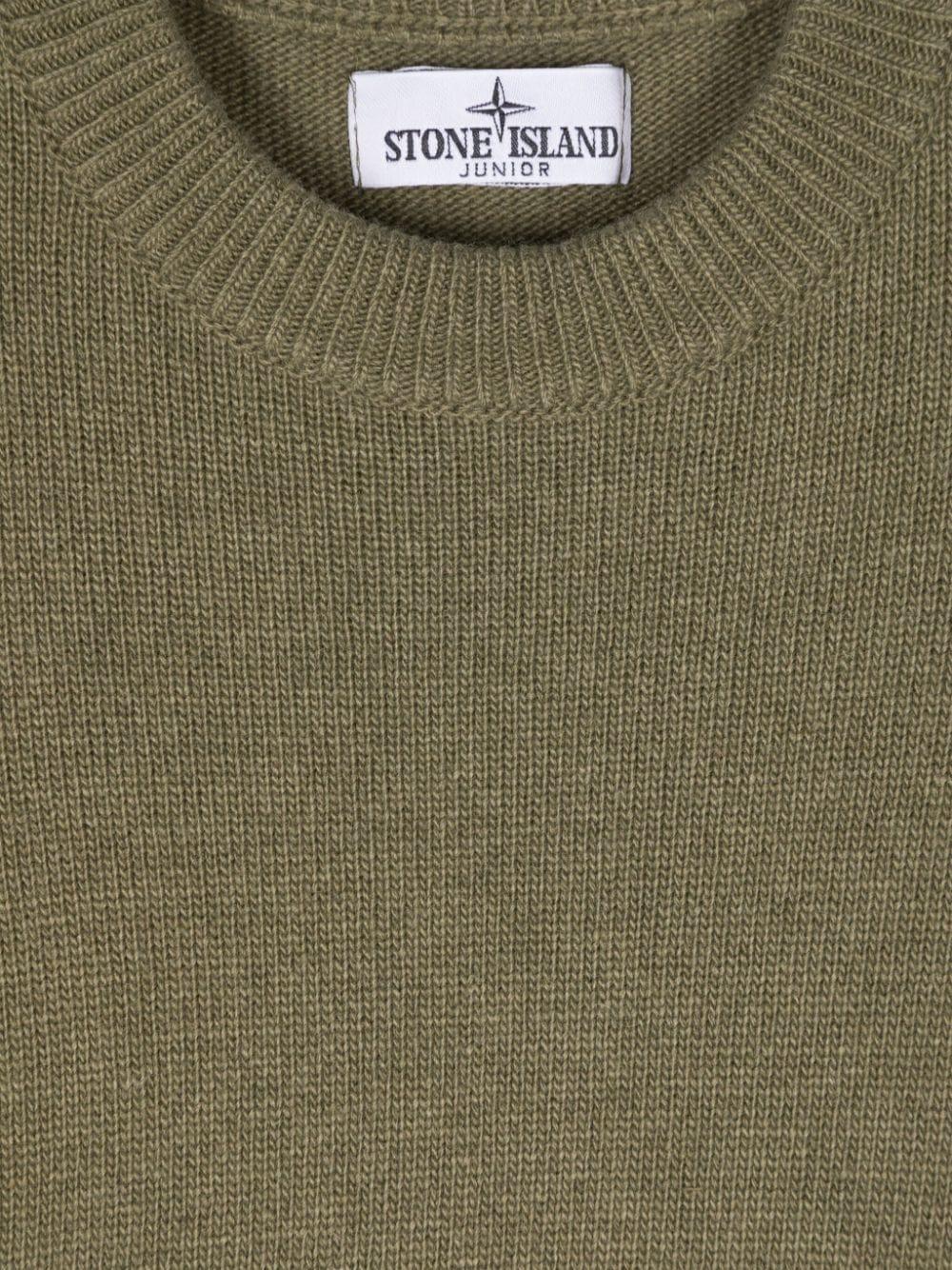 Maglione per bambino in cotone verde