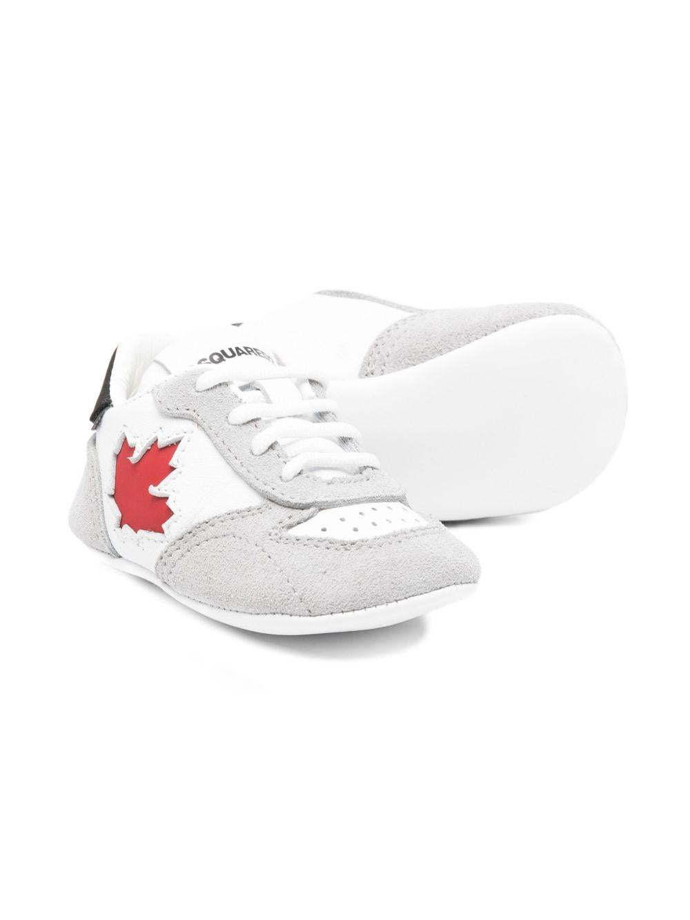 Sneakers grigie/bianche per neonato 81358 01 Dsquared2 Kids 
