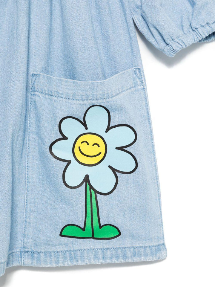Abito blu per bambina
