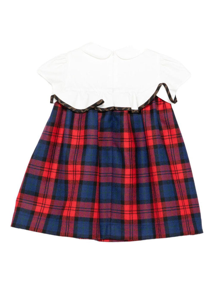 Abito rosso/blu per neonata BFB565AUKJ F1SAX Fendi Kids 