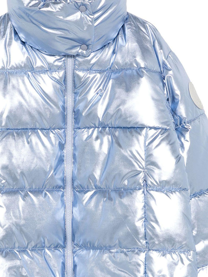 Giubbotto blu ghiaccio per bambina J32452GICED21 90008 Save The Duck Kids 