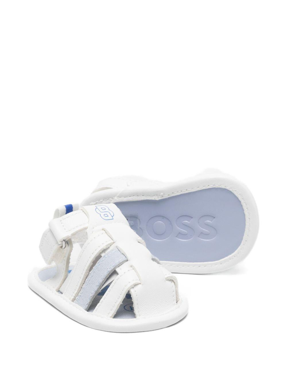 Sandali bianche per neonato J52834 813 Boss Kids 