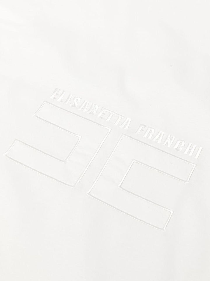 Lenzuolo bianco per neonato ENCO0870JF054 0004 Elisabetta Franchi Kids 