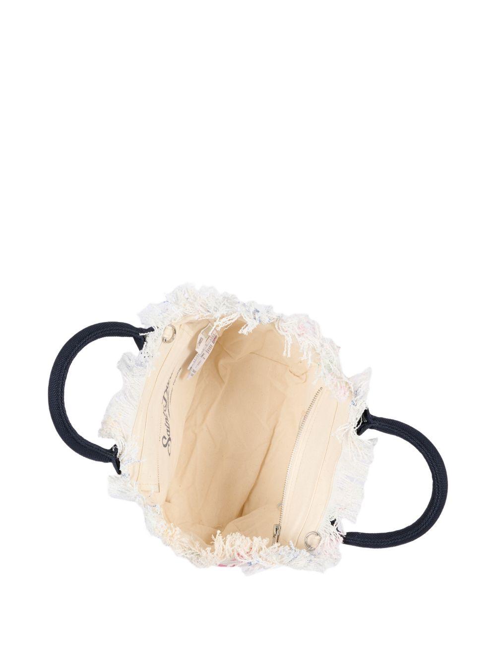 Borsa bianca/multicolor per bambina COL0001 00578L MC2 Saint Barth Kids 