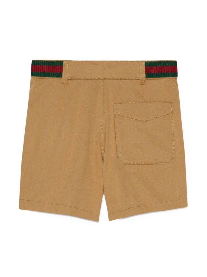 Bermuda beige per bambino