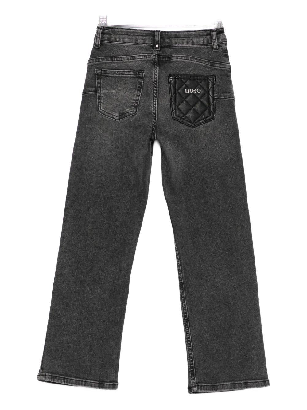 Jeans grigio scuro per bambina GF5122D0236 87055 Liu Jo 