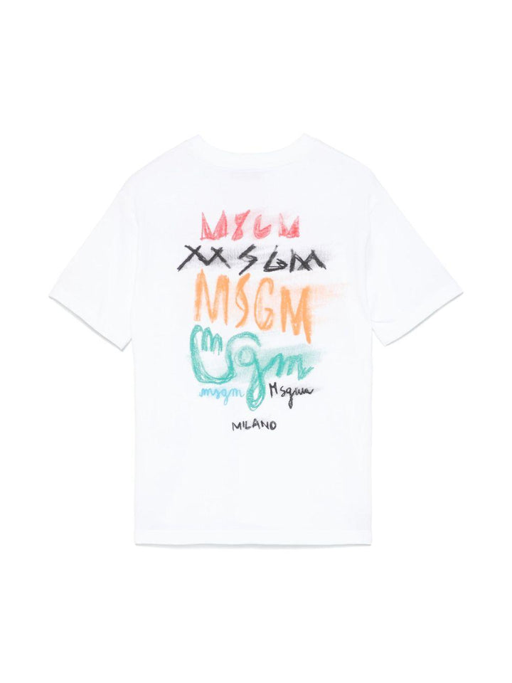 T-shirt bianco per bambino