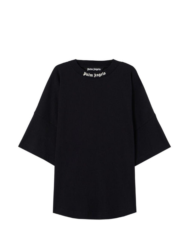 T-shirt nero per bambino PMAA10BS26JER001 1003 Palm Angels 