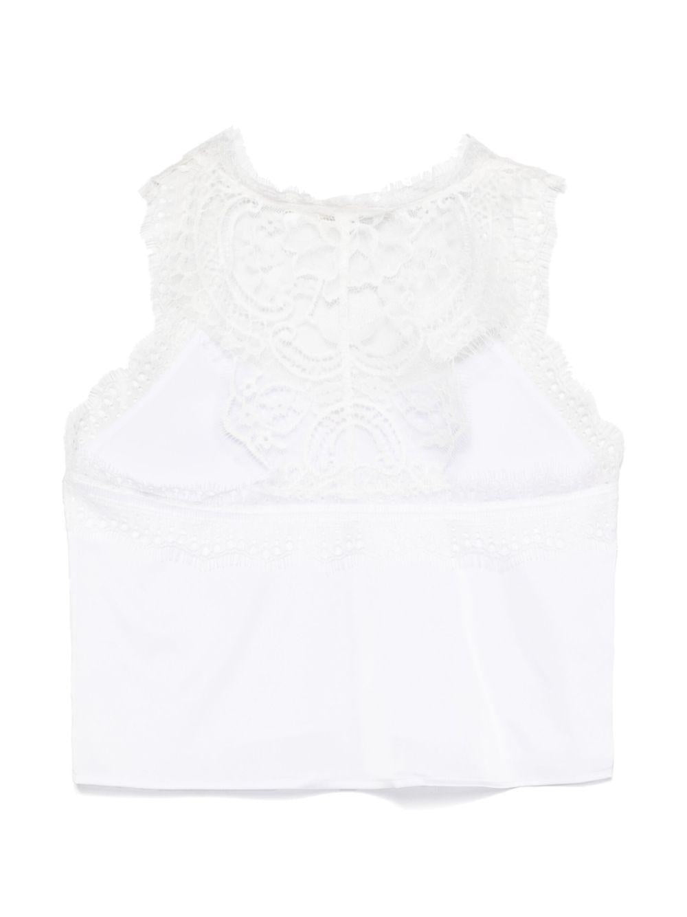 T-shirt bianca per bambina