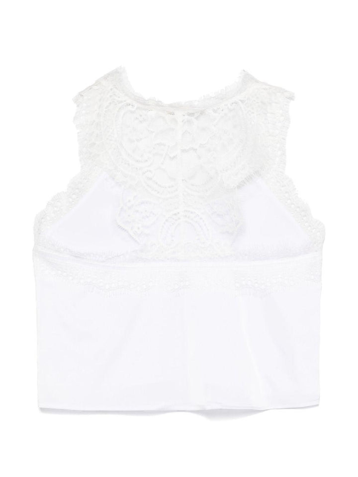 T-shirt bianca per bambina