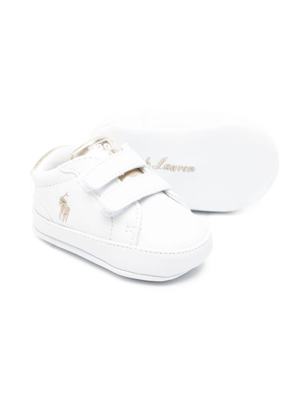 Sneakers bianche per neonato RL03389102 HER Ralph Lauren Kids 