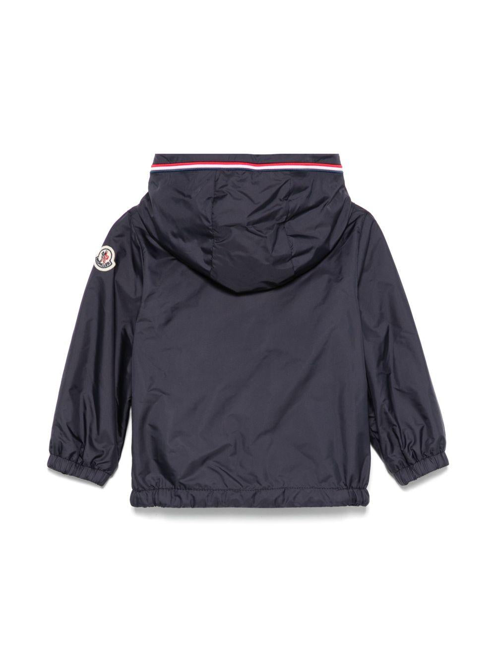 Giubbotto blu navy per neonato 9511A0004153A5E 742 Moncler Kids 