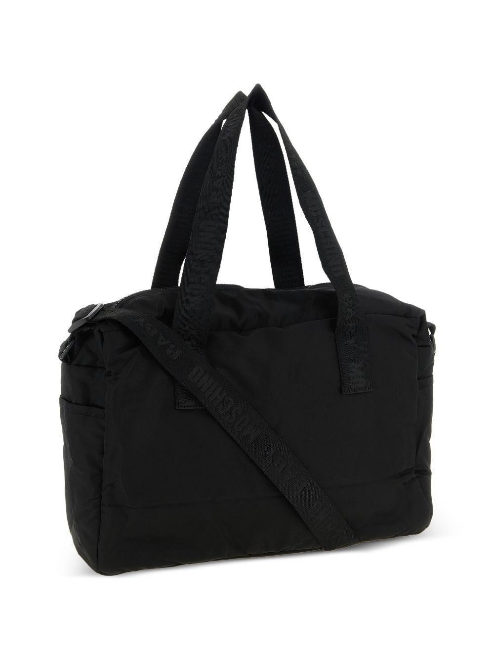 Borsa mamma nera MUX05WL3A89 60100 Moschino Kids 