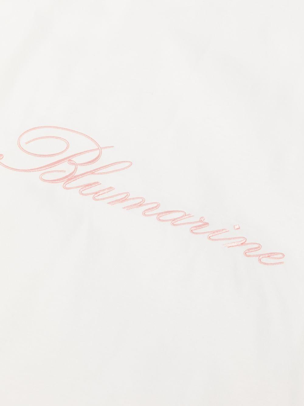 Coperta bianca per neonata BNCO0120JF031 0242 Miss Blumarine 