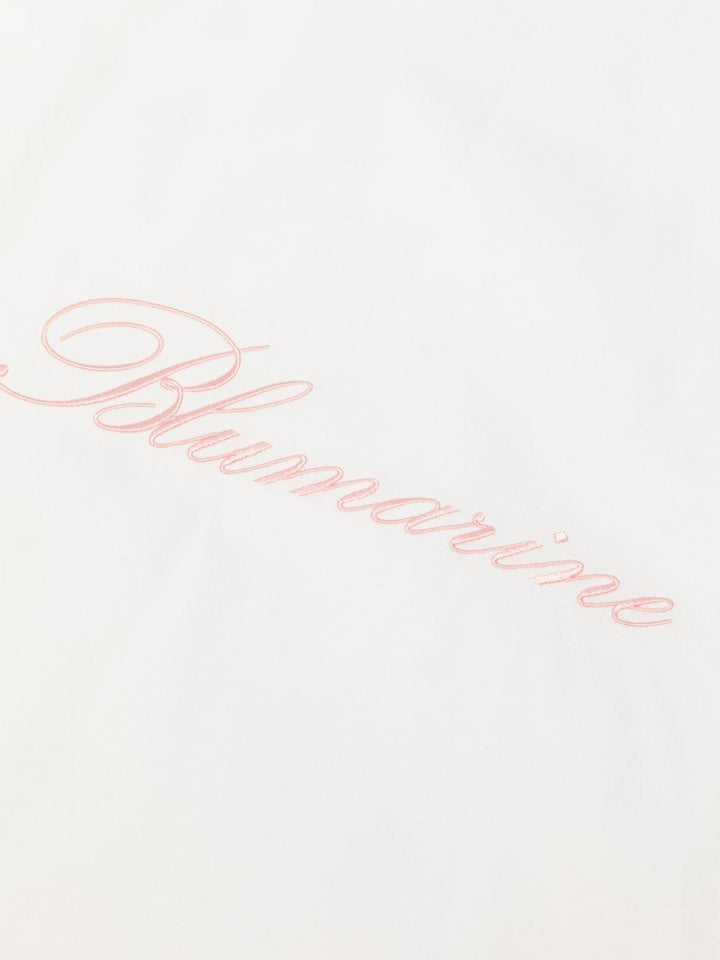 Coperta bianca per neonata BNCO0120JF031 0242 Miss Blumarine 