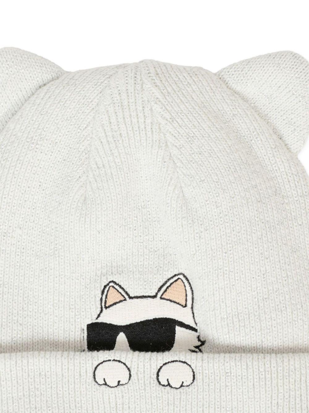 Cappello bianco per bambino Z31003 10P Karl Lagerfeld Kids 