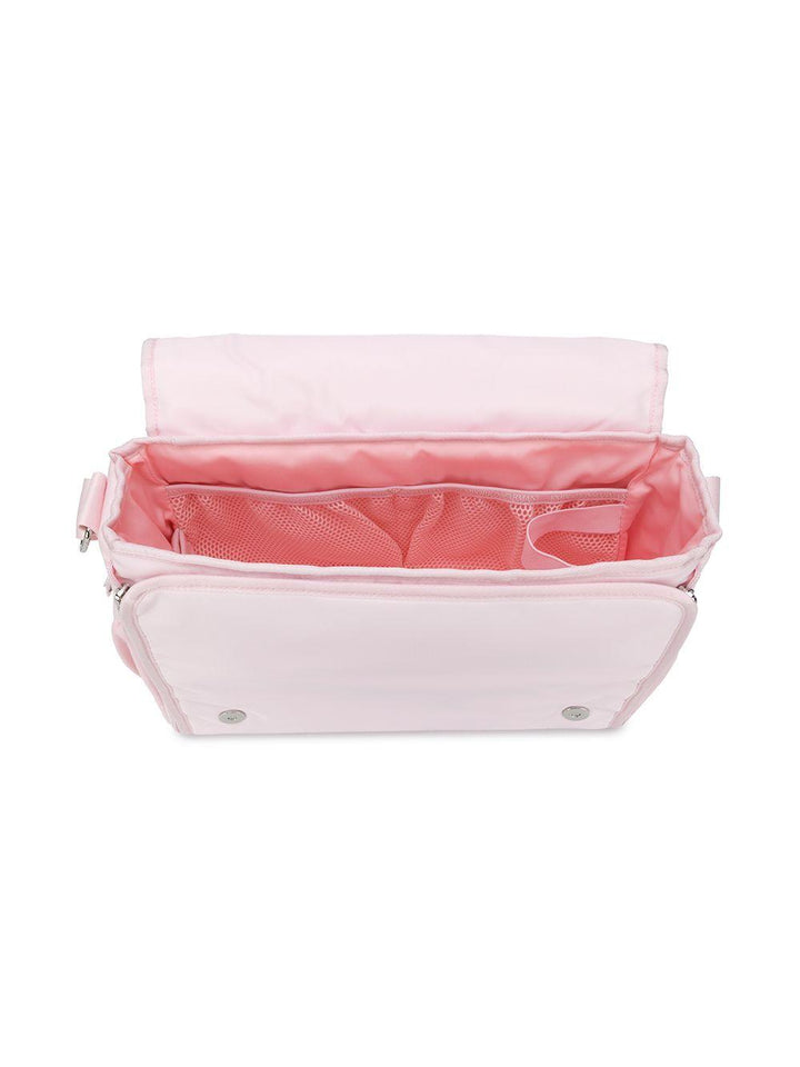 Borsa mamma rosa chiaro con logo 402145CC904 00070 Emporio Armani Kids 