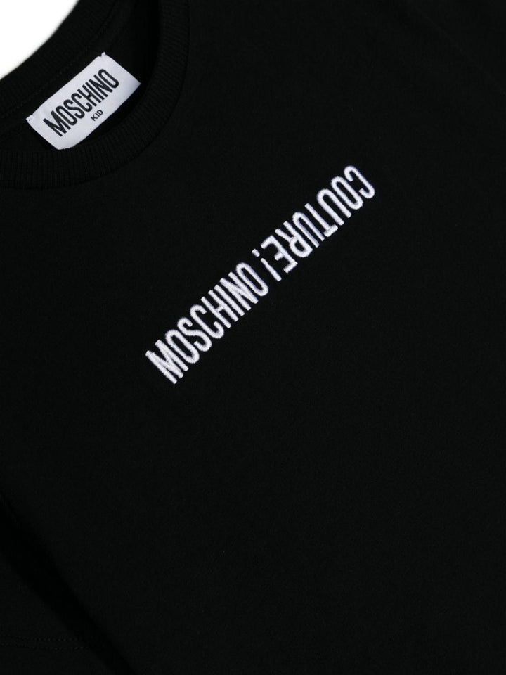 T-shirt unisex in cotone nera