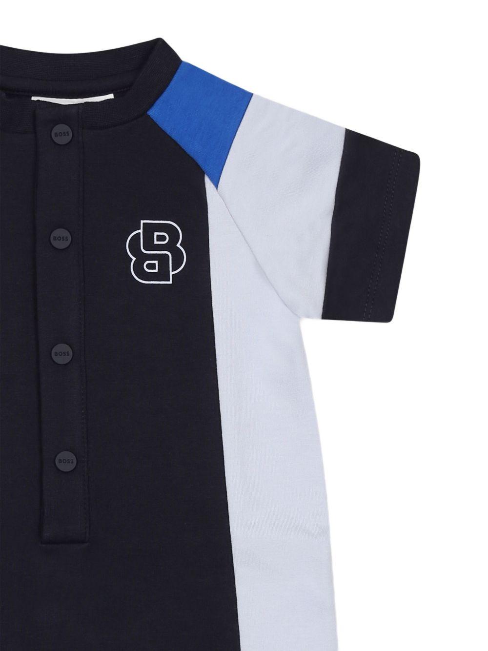 Tutina blu per neonato J52205 849 Boss Kids 